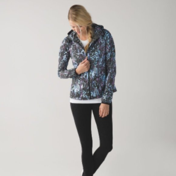 🦄RARE Lululemon Back Pack It Jacket -Floral Sport - Picture 2 of 16
